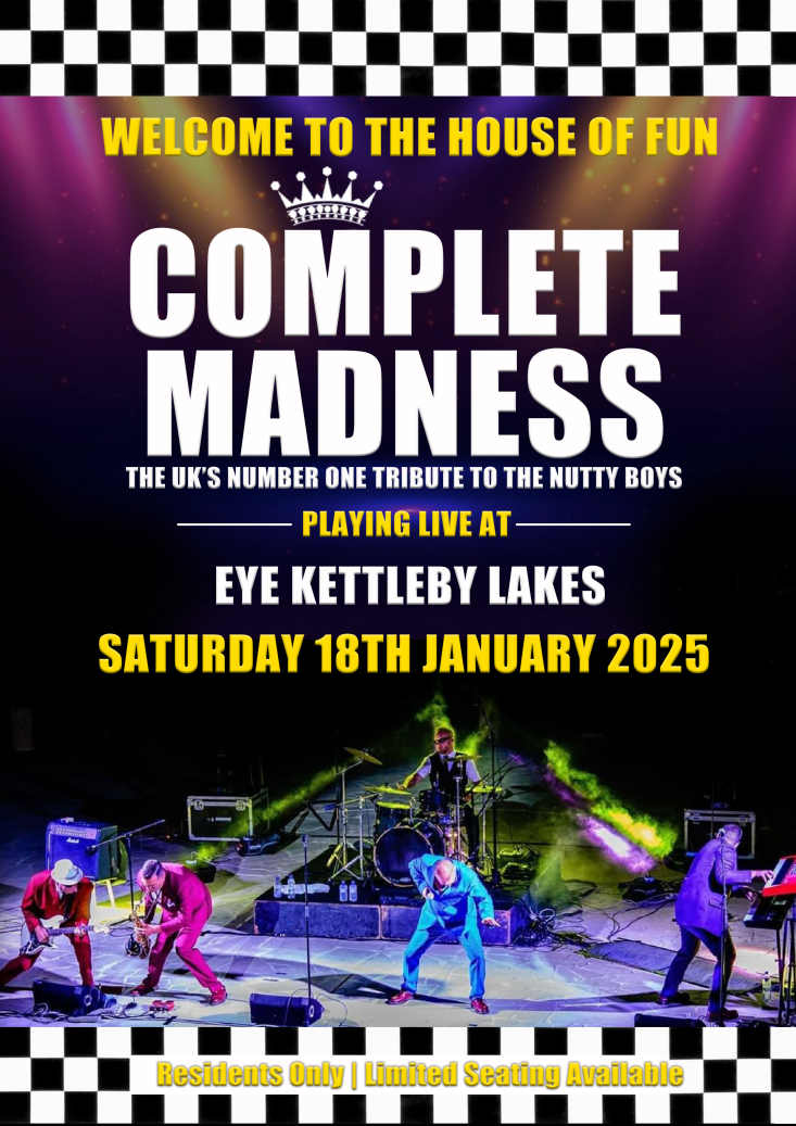 Jan 18th – Live Music – 2025 | Eye Kettleby Lakes Holiday Park Melton