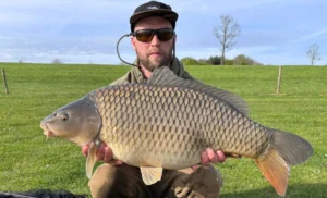Fish and fisherman, Parkland Lake