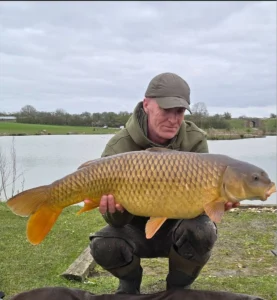Fish and fisherman, Parkland Lake
