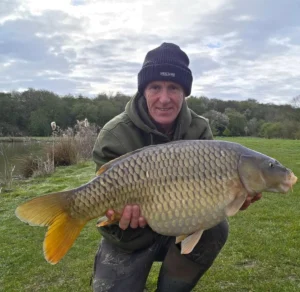 Fish and fisherman, Parkland Lake